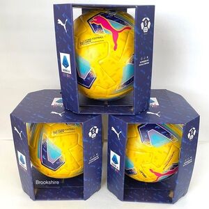 Puma Orbita Serie A FIFA Quality Pro Soccer Ball Yellow 084114-02 - Lot of 3